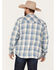 Image #4 - Cody James Men's Oregon Trail Plaid Button-Down Bonded Western Flannel Shirt, Grey, hi-res