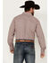 Image #4 - Panhandle Select Men's Printed Long Sleeve Pearl Snap Western Shirt - Tall, Grey, hi-res