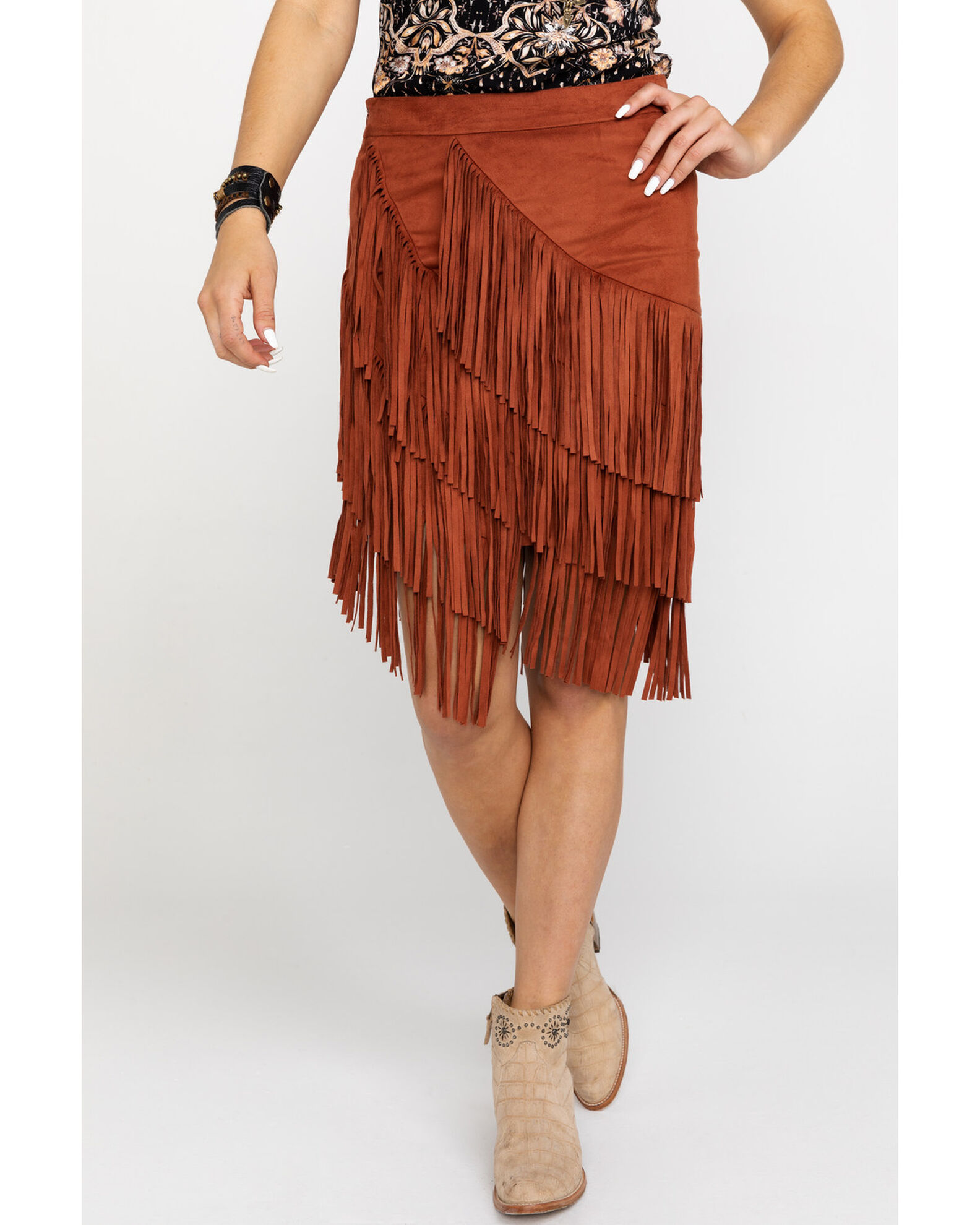 Idyllwind fringe skirt shop