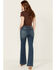 Image #4 - Rock & Roll Denim Women's Medium Wash High Rise Extra Stretch Trouser Jeans, Medium Wash, hi-res
