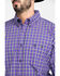 Image #4 - George Strait By Wrangler Men's Multi Plaid Long Sleeve Western Shirt , , hi-res