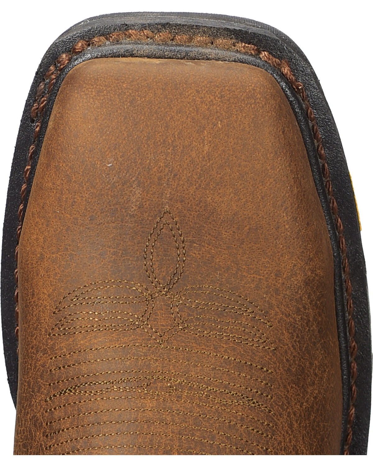 Image #6 - Justin Men's Tanker Western Work Boots - Steel Toe, Timber, hi-res