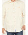 Image #3 - Resistol Men's Aspen Solid Button Down Western Shirt, Cream, hi-res