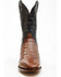 Image #4 - Dan Post Men's 12" Exotic Caiman Western Boots - Round Toe, Brown, hi-res