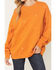 Image #3 - Gameday Women's Texas Longhorns Embroidered Crewneck, Orange, hi-res