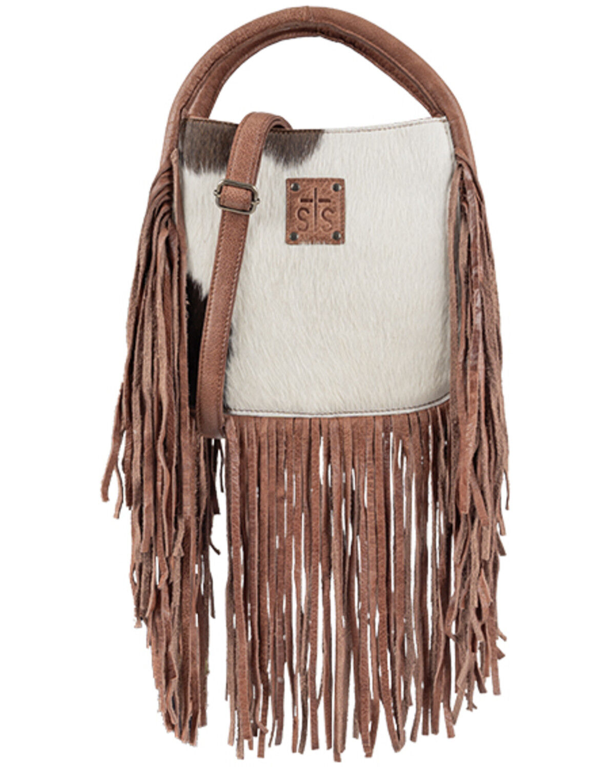 Image #1 - STS Ranchwear By Carroll Women's Indie Sugar Satchel Crossbody Bag, Brown, hi-res