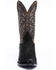 Image #4 - Dan Post Men's Black Ostrich Leg Western Boots - Snip Toe, , hi-res