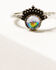Image #6 - Shyanne Women's 6-piece Silver Hamsa Snake Moonstone Ring Set, Silver, hi-res