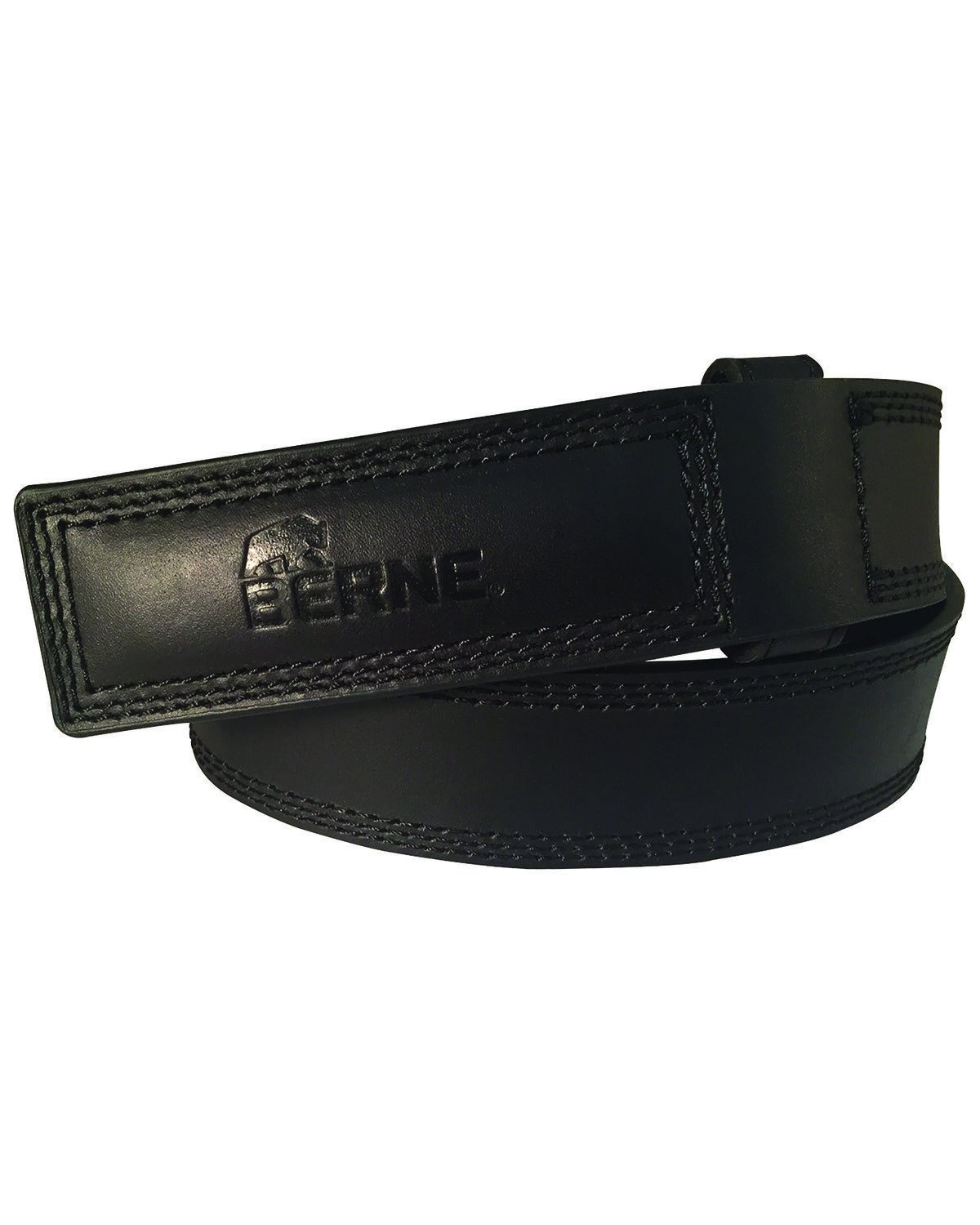 Berne Men's 38MM Leather Mechanical Belt, Black, hi-res