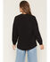 Image #4 - Ariat Women's Saddle Long Sleeve Oversized Graphic Tee, Black, hi-res