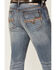 Cody James Core Men's Bear Down Light Wash Stretch Slim Bootcut Jeans , Blue, hi-res
