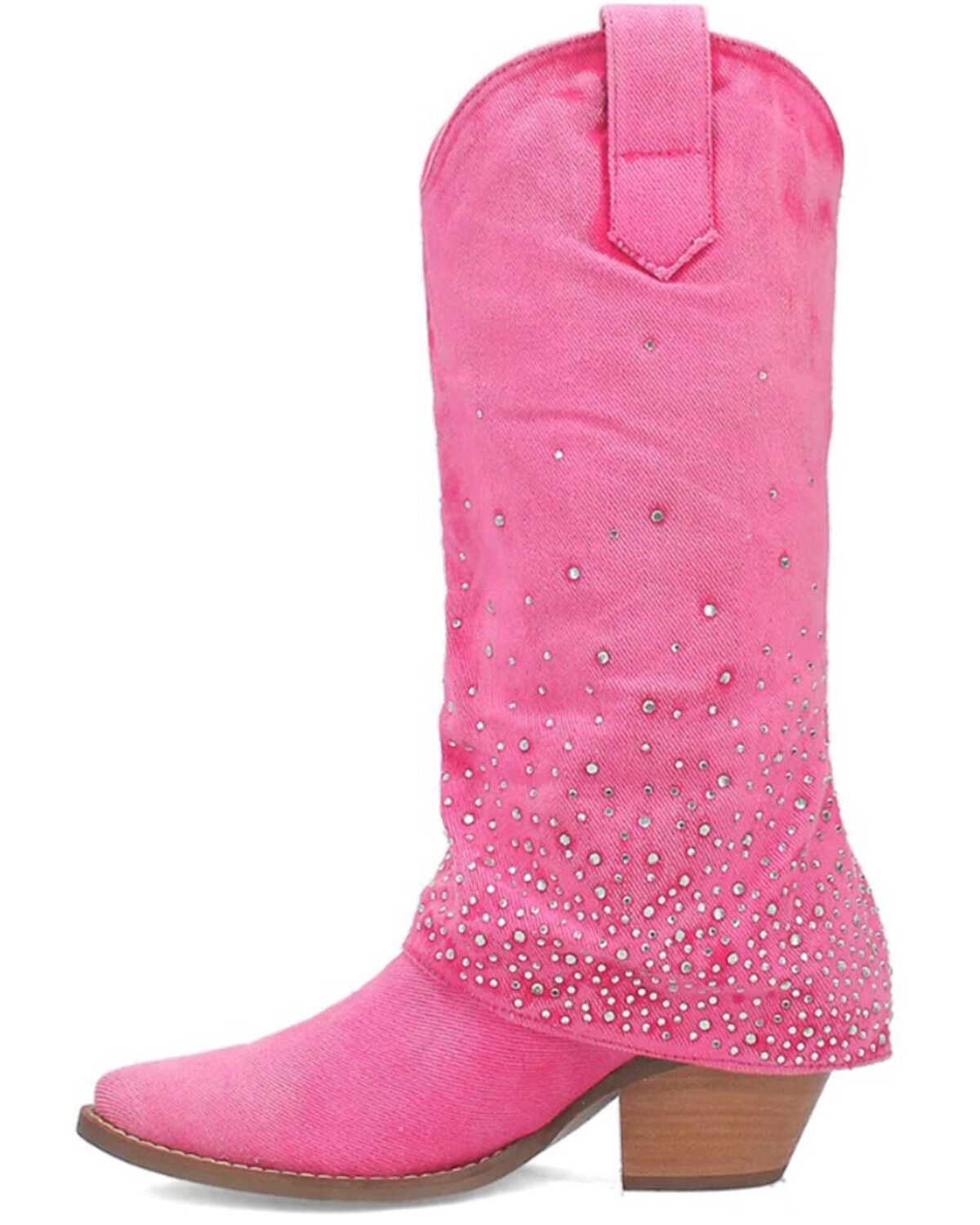 Image #3 - Dingo Women's Eye Candy Denim Western Boots - Round Toe, , hi-res