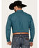 Image #4 - Ariat Men's Team Case Print Long Sleeve Button-Down Western Shirt, Turquoise, hi-res