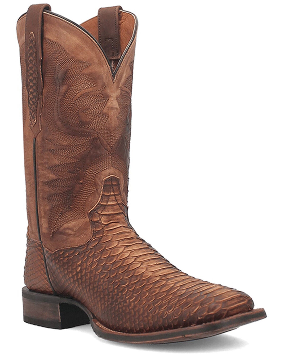 Image #1 - Dan Post Men's Ka Western Boots - Broad Square Toe, Brown, hi-res