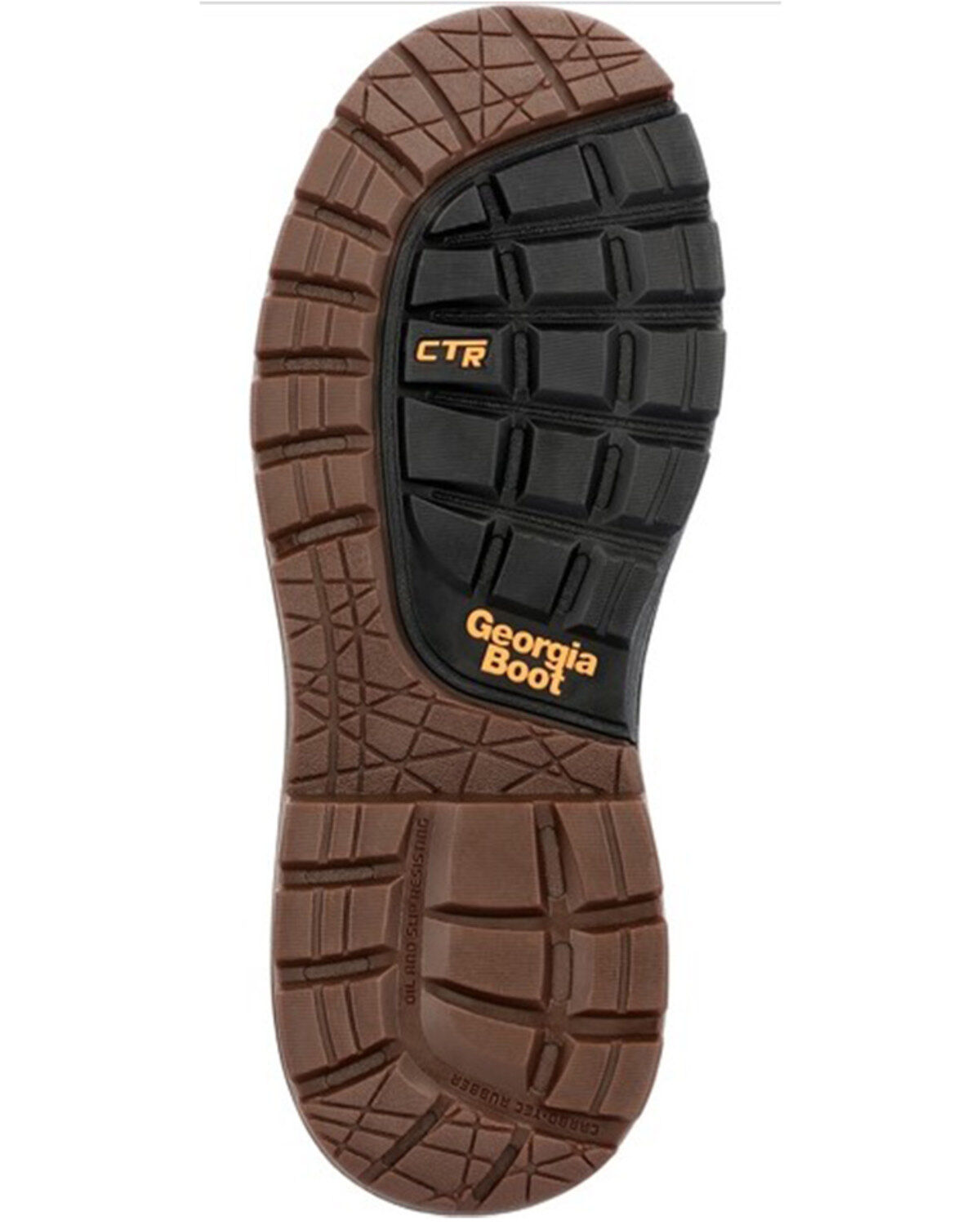 Image #7 - Georgia Boot Men's Waterproof Pull On Work Boot - Round Toe, Brown, hi-res
