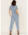 Image #4 - Stetson Women's Denim Short Sleeve Jumpsuit, , hi-res