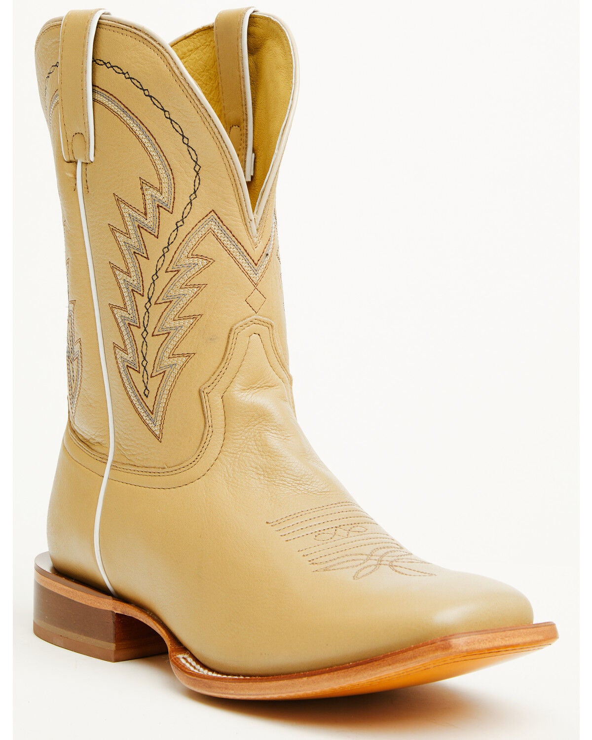 Tony Lama Men's Boot Barn Exclusive Clayton Blonde Western Boots - Broad Square Toe, Tan, hi-res
