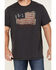 Image #3 - Brothers and Sons Men's Let Freedom Drink Slub Graphic T-Shirt, Brown, hi-res