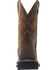 Image #7 - Wolverine Men's Rancher Wellington Work Boots - Steel Toe, Dark Brown, hi-res