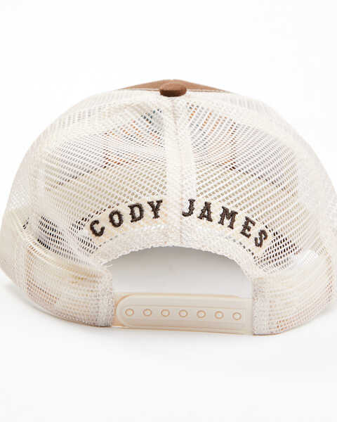 Cody James Men's Steer Recreation Patch Mesh-Back Ball Cap , Brown, hi-res