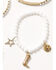 Image #3 - Lainey Wilson Women's Country Heart Bracelet Set - 4 Pack, Gold, hi-res