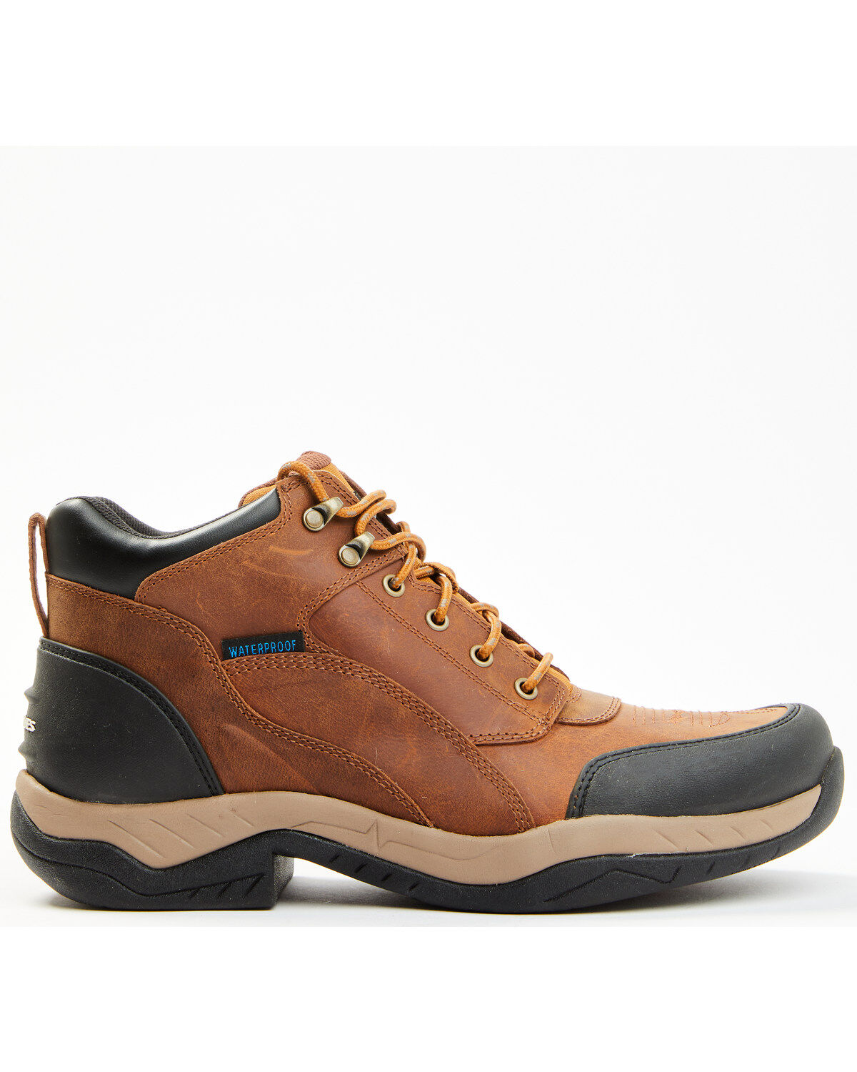 Image #2 - Cody James Men's Endurance Palace Lace-Up WP Soft Work Hiking Boots, Brown, hi-res