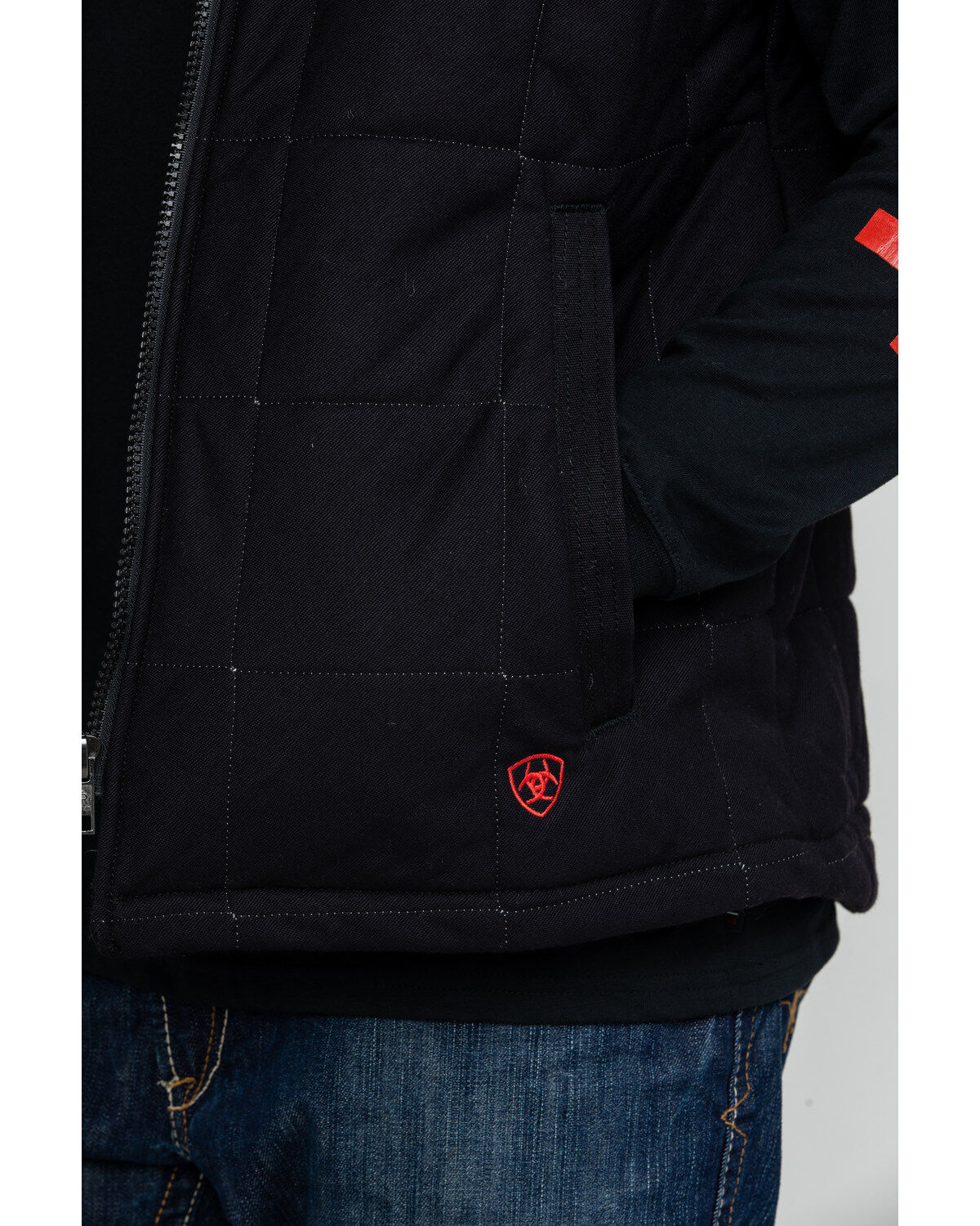 Image #4 - Ariat Men's FR Crius Insulated Work Vest - Big, , hi-res