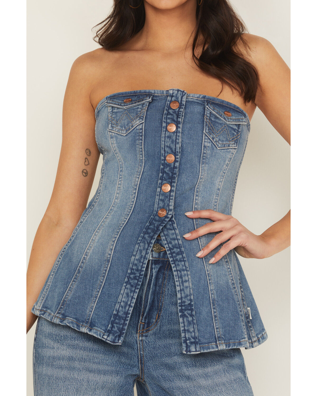 Product Name:  Wrangler Women's Denim Bustier