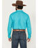 Image #4 - Ariat Men's Willke Steerhead Print Long Sleeve Button-Down Western Shirt, Turquoise, hi-res