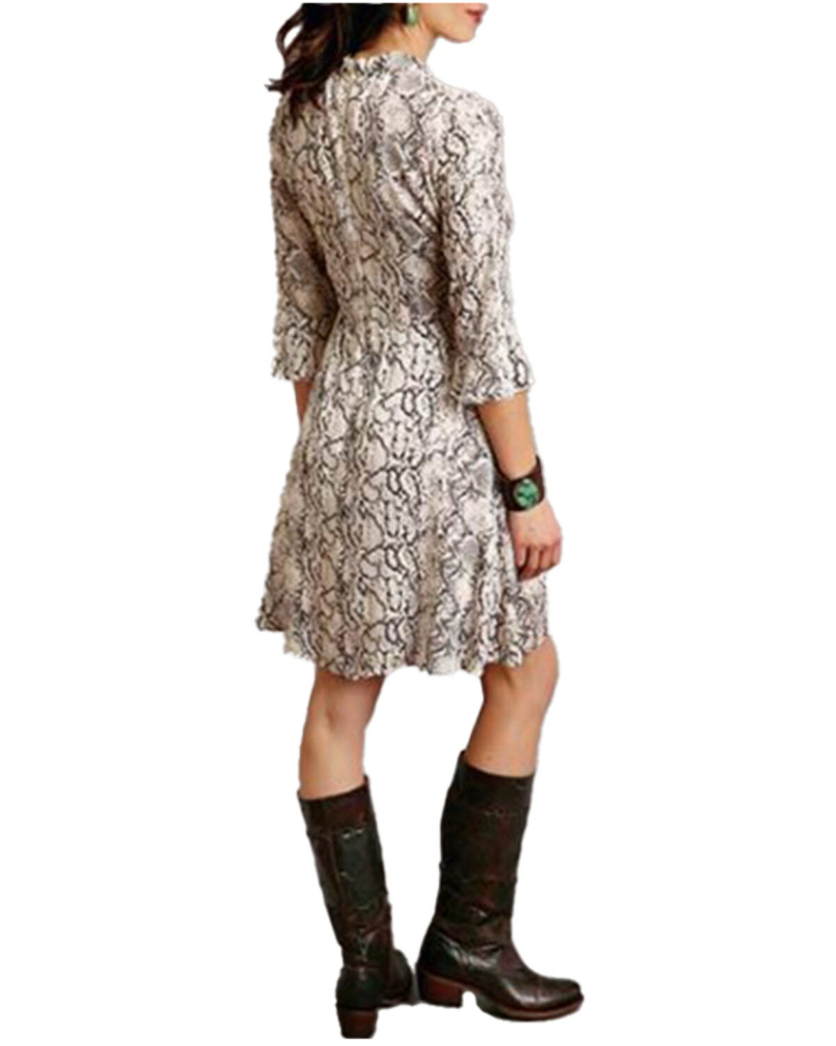 Image #2 - Stetson Women's Snake Print Mini Dress, Multi, hi-res