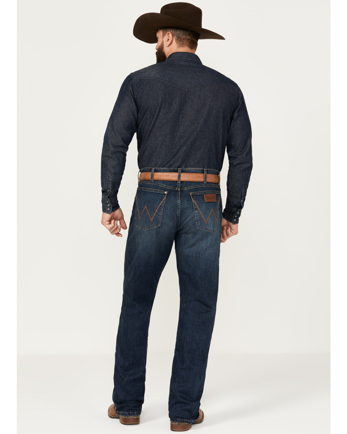 Product Name:  Wrangler Retro Men's Dellwood Medium Wash Relaxed Bootcut Stretch Denim Jeans