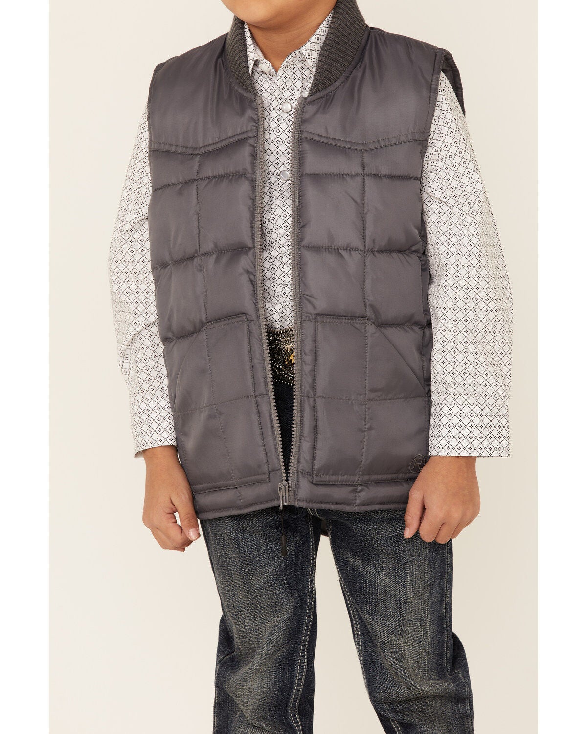 roper down vest