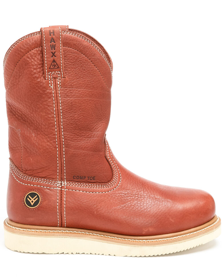 composite toe pull on boots