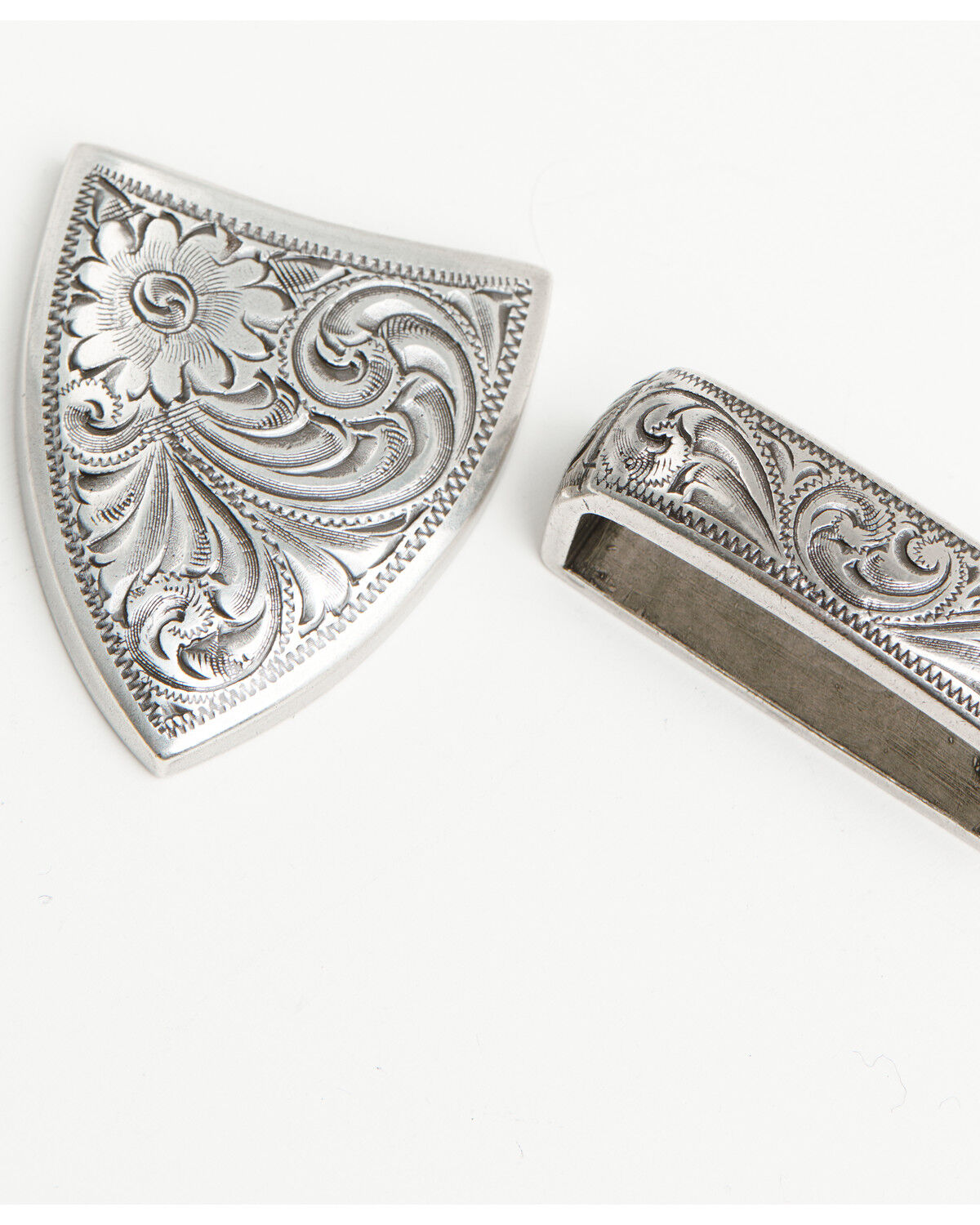 Image #3 - Cody James® Men's Three Piece Buckle Set, Silver, hi-res