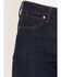 Image #2 - Wrangler Retro Women's Dark Wash Bailey High Rise Pintuck Trouser Stretch Denim Jeans, Dark Wash, hi-res