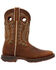 Durango Men's Rebel Chestnut Western Boots - Broad Square Toe, Dark Brown, hi-res