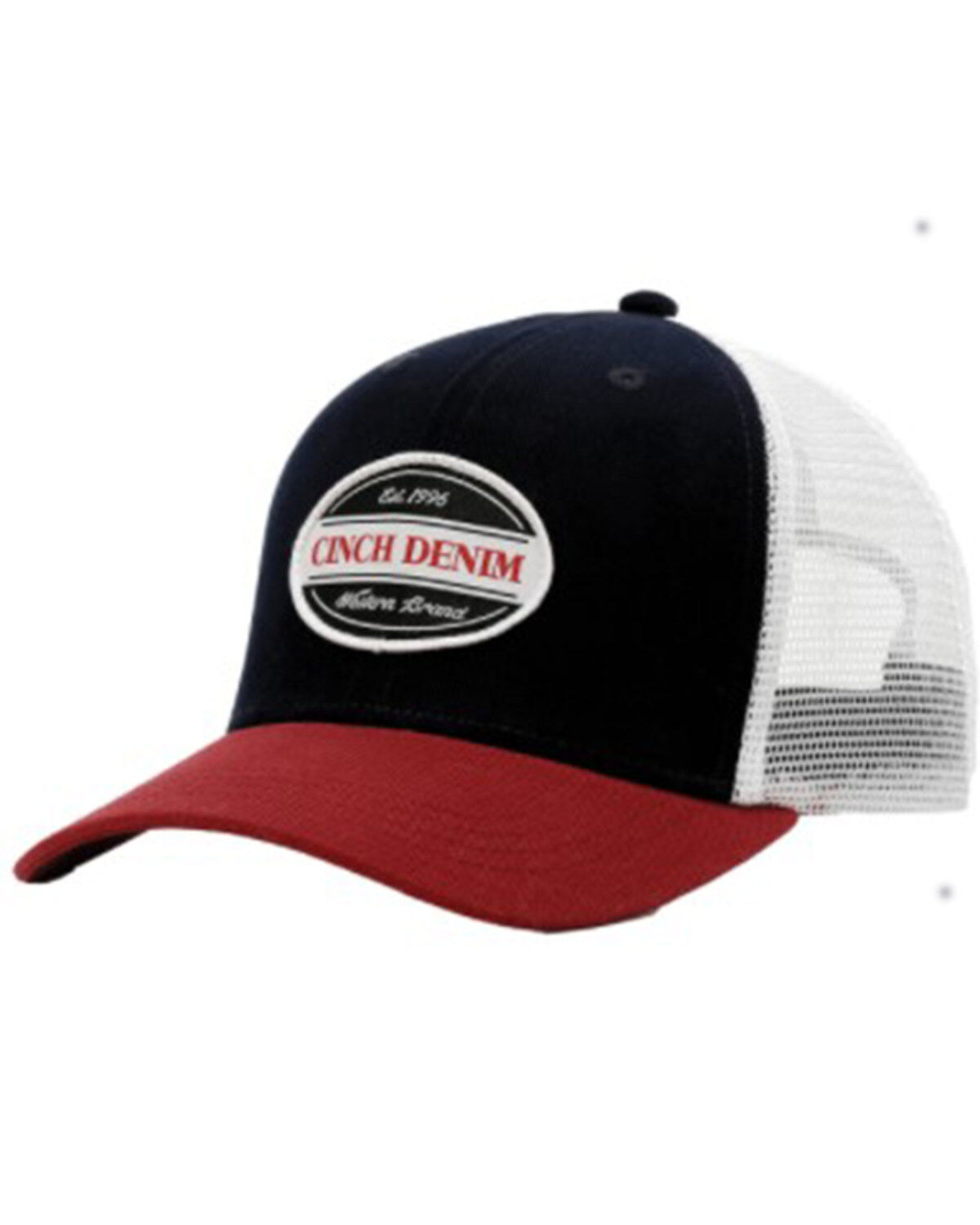 Image #1 - Cinch Men's Circle Logo Patch Ball Cap, Purple, hi-res