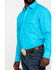 Image #4 - Resistol Men's Turquoise Sam Striped Long Sleeve Western Shirt , , hi-res