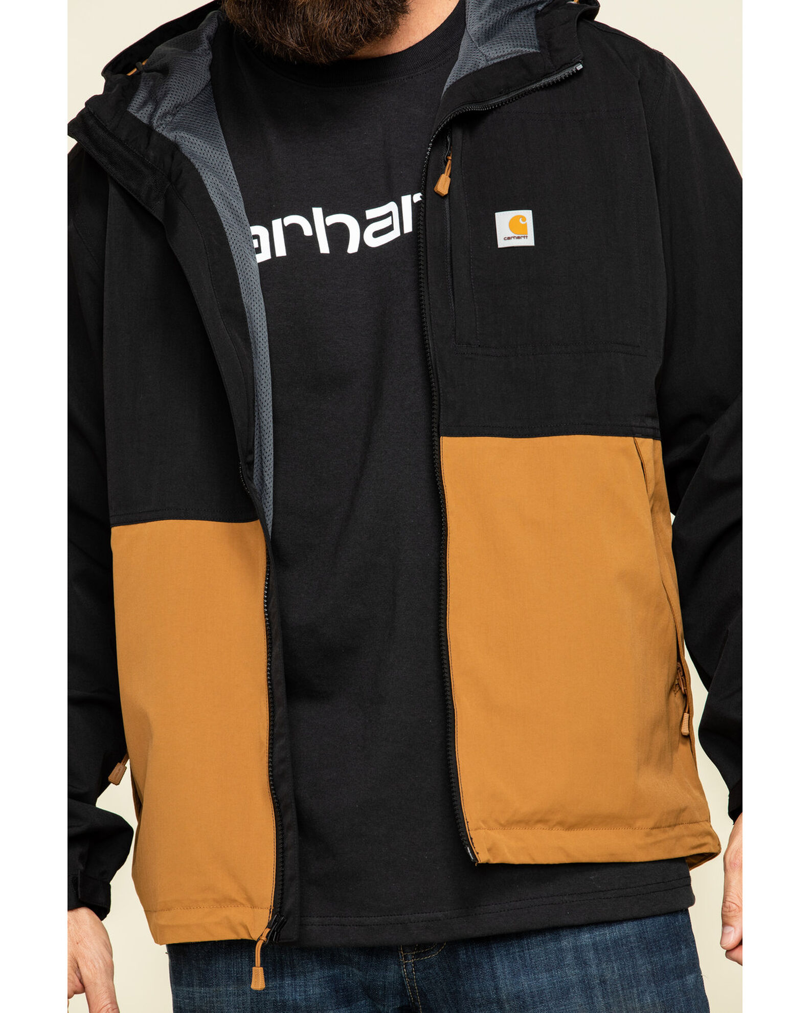 Carhartt men's storm defender midweight hooded jacket stores outlet