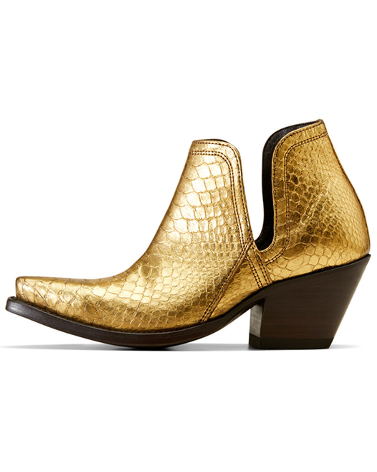 Image #2 - Ariat Women's Exotic Python Dixon Western Booties - Snip Toe, , hi-res