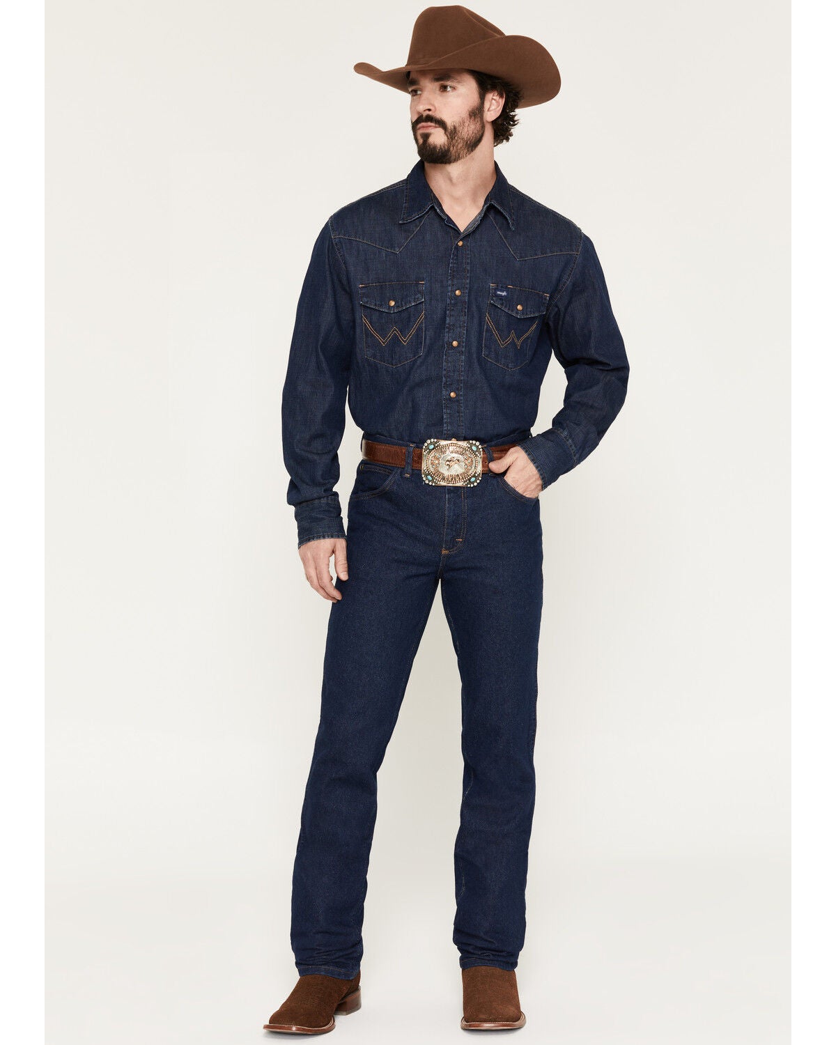Wrangler Jeans - Cowboy Cut 36 MWZ Slim Fit, Indigo, hi-res
