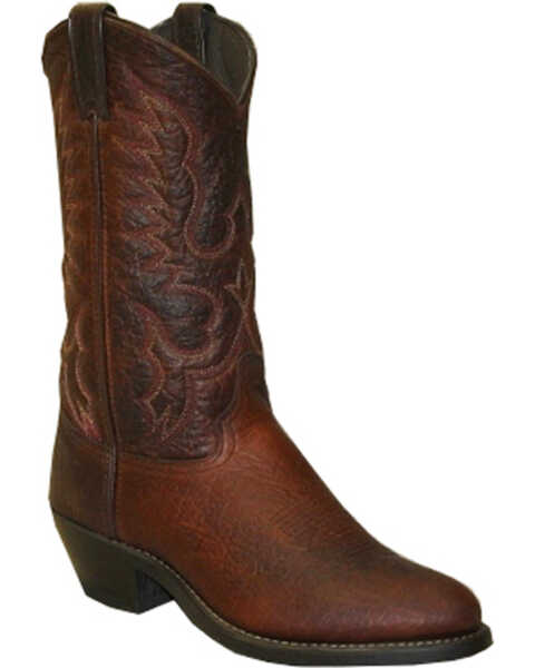 Abilene Men's 12" Bison Western Boots, Brown, hi-res