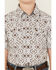 Image #3 - Cody James Boys' High Plains Southwestern Print Short Sleeve Snap Western Shirt, Light Blue, hi-res