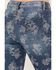 Idyllwind Women's High Risin Floral Drive Flare Jeans, Dark Medium Wash, hi-res
