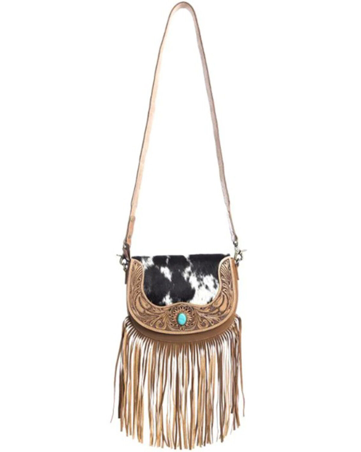 Myra Bag Women's Tamaya Trail Hand Tooled Crossbody Bag