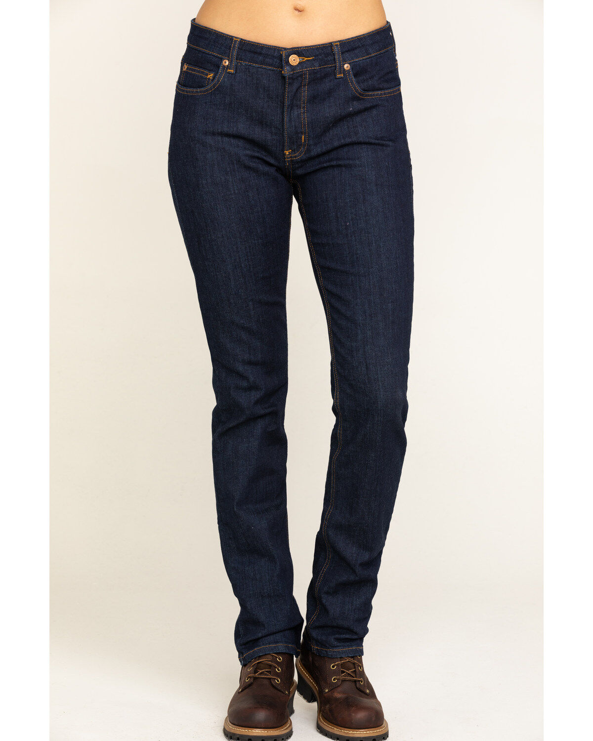 Image #2 - Dickies Women's Perfect Shape Denim Straight Jeans, , hi-res