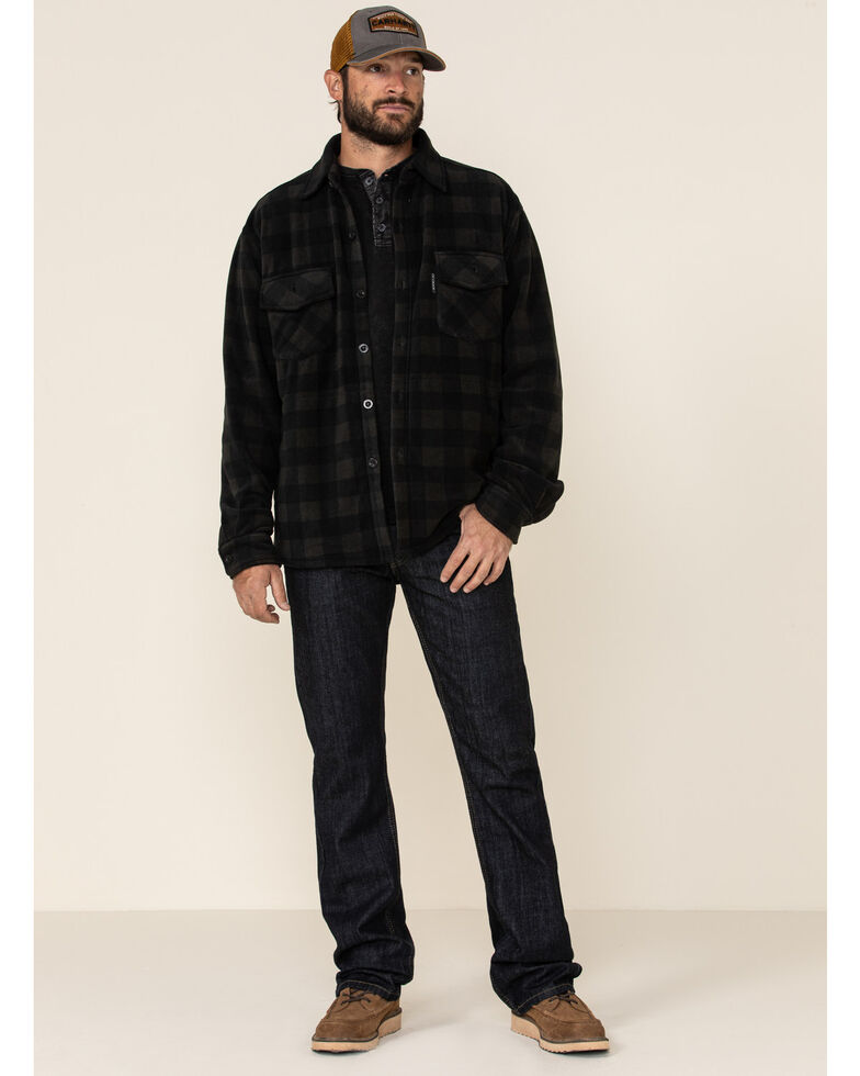 charcoal plaid shirt