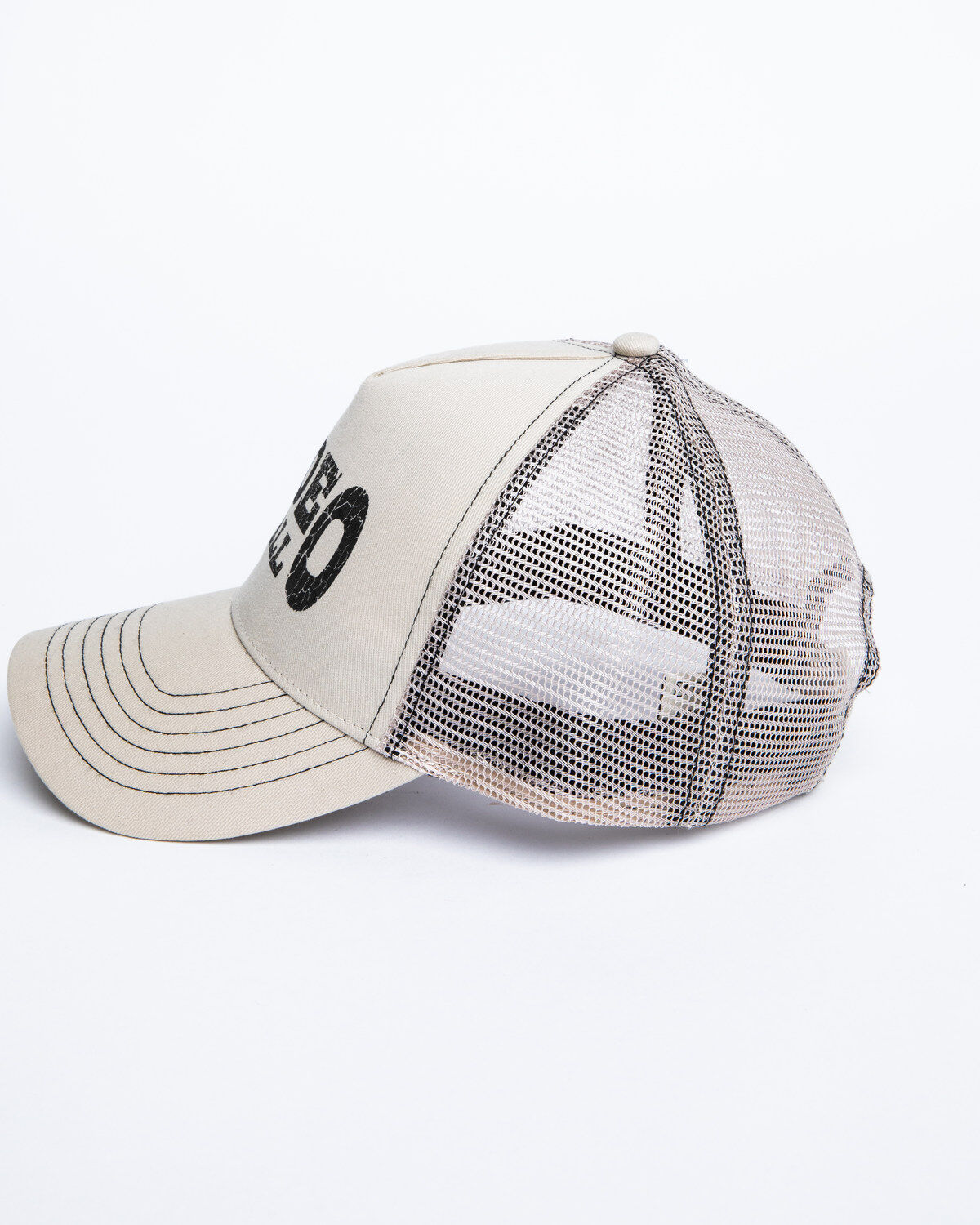 Image #2 - Shyanne Women's Rodeo Y'ALL Mesh Ball Cap , Beige/khaki, hi-res
