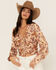 Free People Women's I Got You Printed Top, Ivory, hi-res