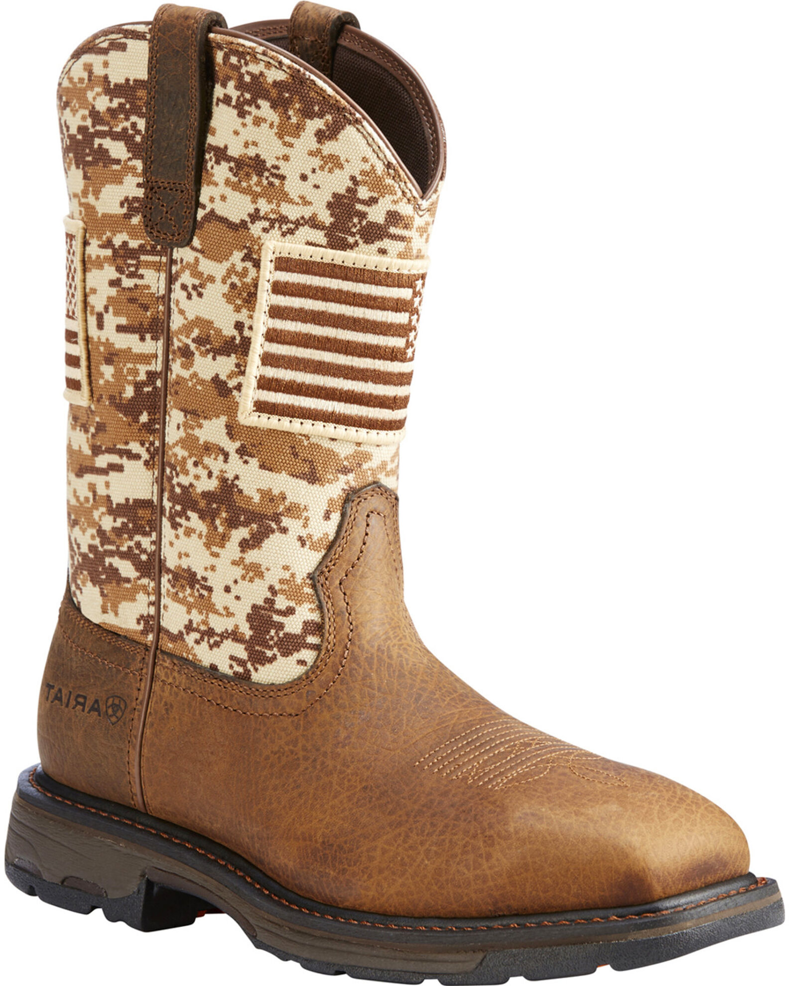 Ariat camo square toe new arrivals boots